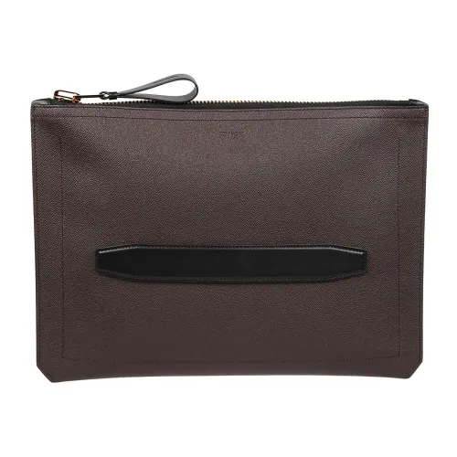 Tom Ford , Buckley Handle Pochette ,Brown male, Sizes: ONE SIZE