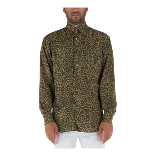 Tom Ford , Casual Shirt ,Brown male, Sizes: