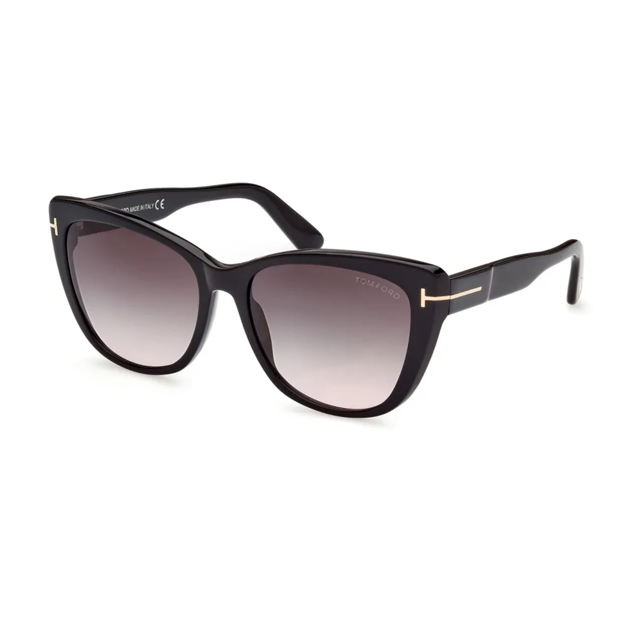 Tom Ford , Cat-Eye Sunglasses Grey Gradient Lenses ,Black unisex, Sizes: