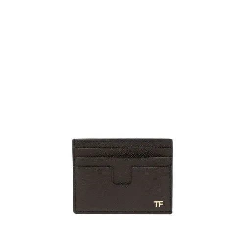 Tom Ford , Chocolate Card Holder ,Brown male, Sizes: ONE SIZE