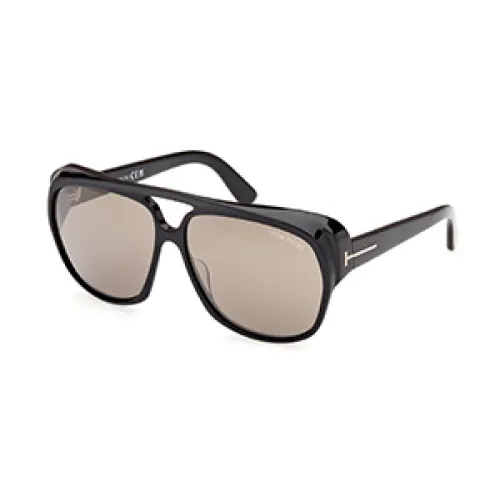 Tom Ford , Classic 'Jayden' Sunglasses in Black ,Black unisex, Sizes: