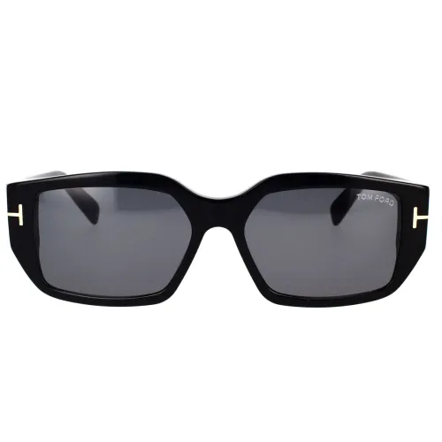 Tom Ford , Classic Square Sunglasses ,Black unisex, Sizes: