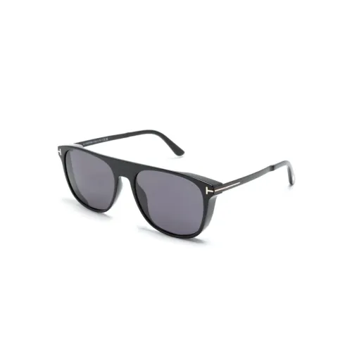 Tom Ford , Classic Sunglasses with Accessories ,Black male, Sizes: