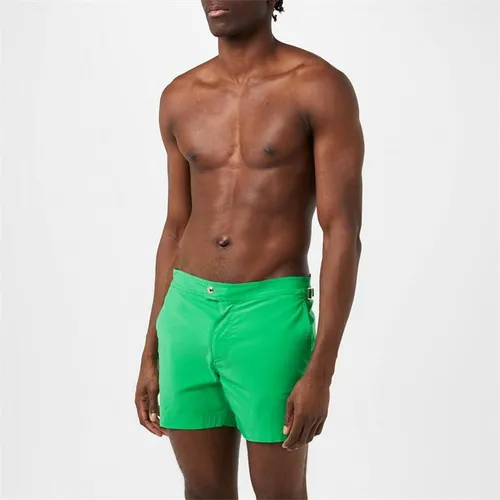 TOM FORD Compact Poplin Swim Shorts - Green