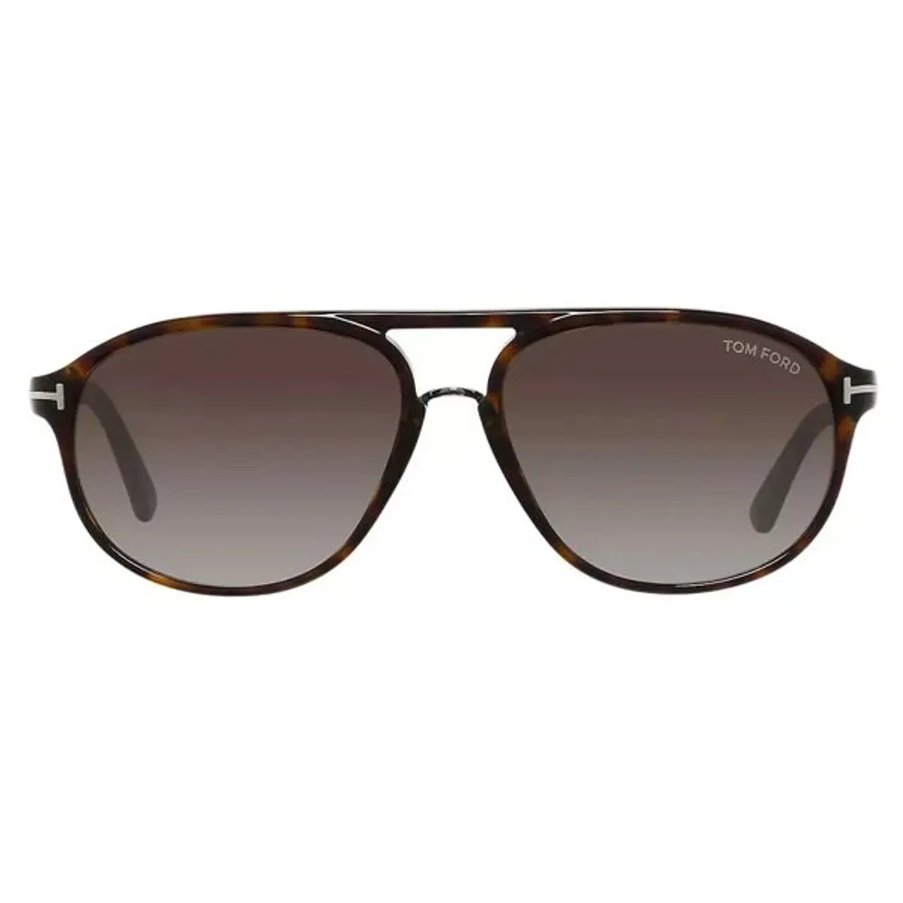 TOM FORD FT0447 Jacob Gradient Aviator Sunglasses, Brown - Brown - Male