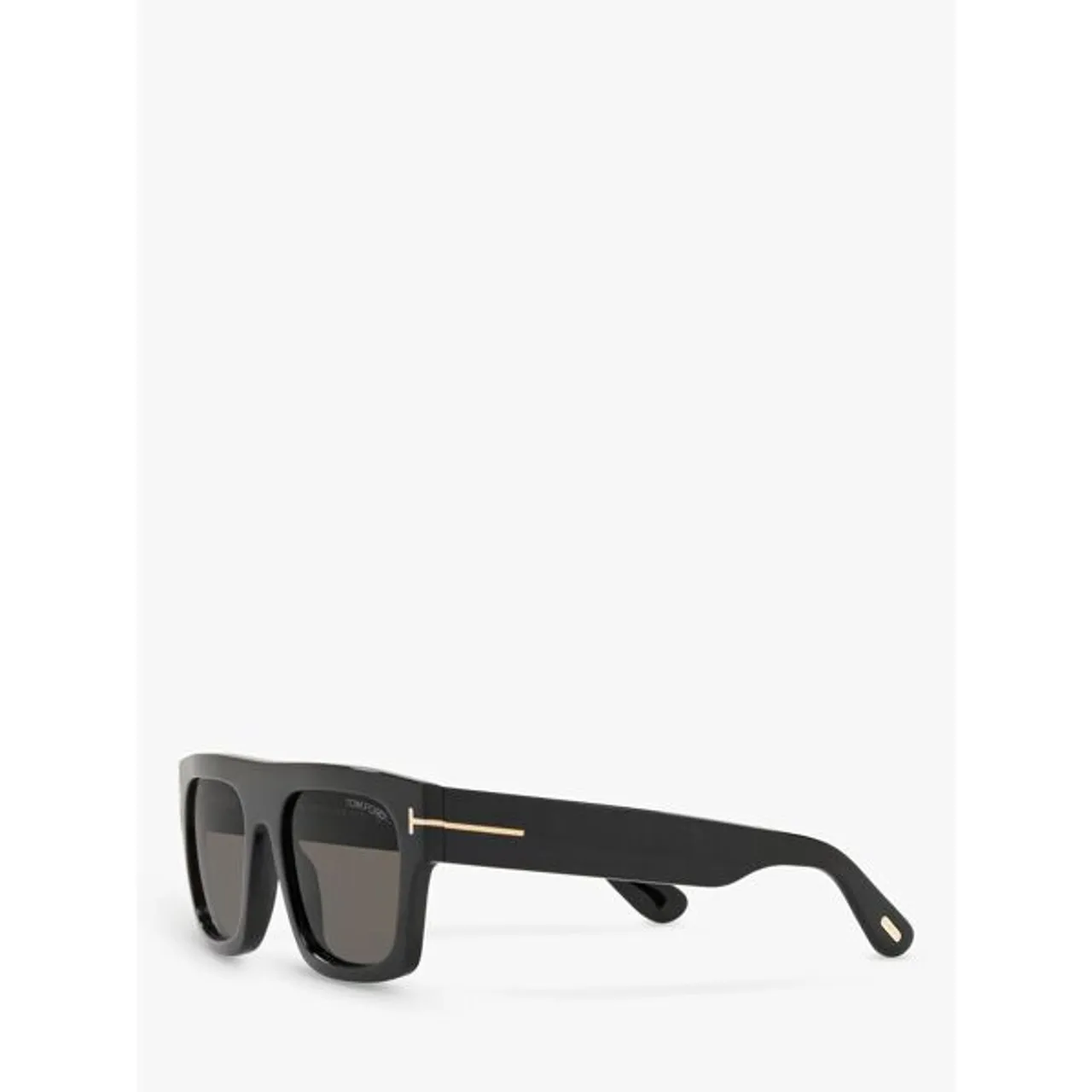 TOM FORD FT0711 Men's Fausto Square Sunglasses - Black/Grey - Male