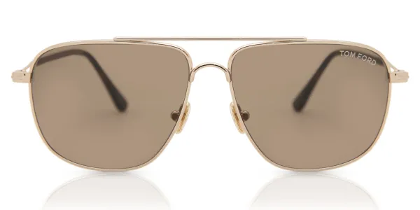 Tom Ford FT0815 LEN 28E Men's Sunglasses Gold Size 58