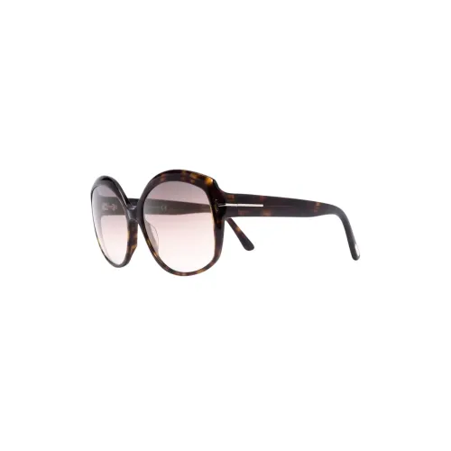 Tom Ford , Ft0919 52F Sunglasses ,Brown female, Sizes: