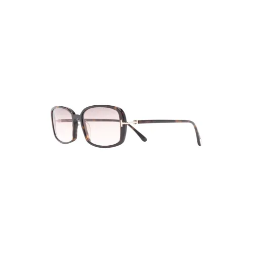 Tom Ford , Ft0923 52F Sunglasses ,Brown female, Sizes: