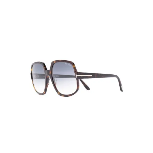 Tom Ford , Ft0992 52W Sunglasses ,Brown male, Sizes: