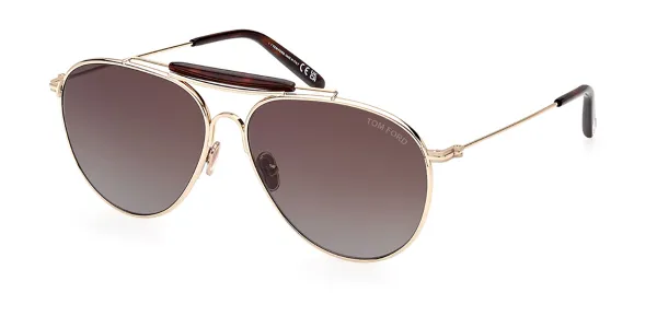 Tom Ford FT0995 RAPHAEL-02 32F Men's Sunglasses Gold Size 59