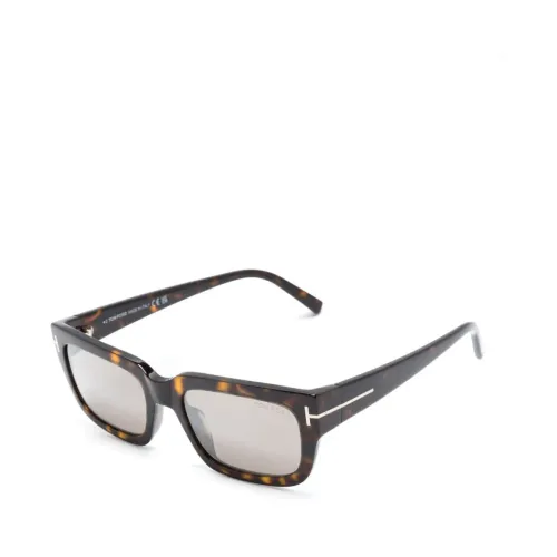 Tom Ford , Ft1075 52L Sunglasses ,Brown male, Sizes: