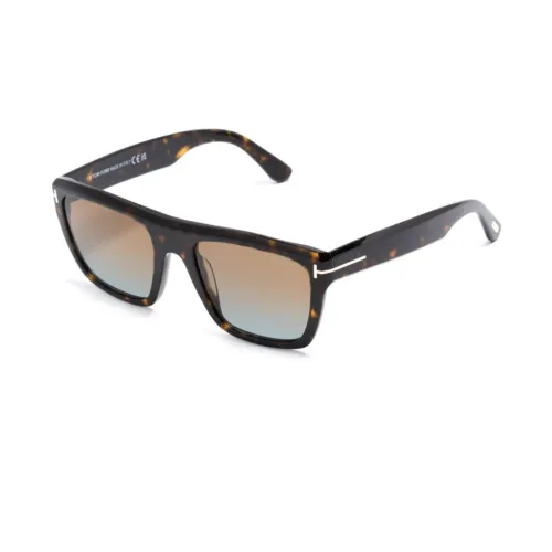 Tom Ford , Ft1077 52F Sunglasses ,Brown male, Sizes: