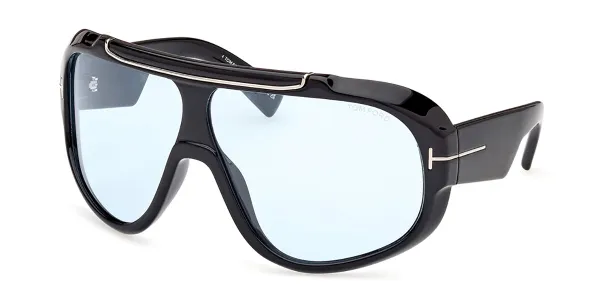 Tom Ford FT1093 RELLEN 01V Men's Sunglasses Black Size 71