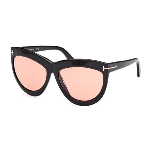 Tom Ford , Ft1112 01E Sunglasses ,Black female, Sizes: