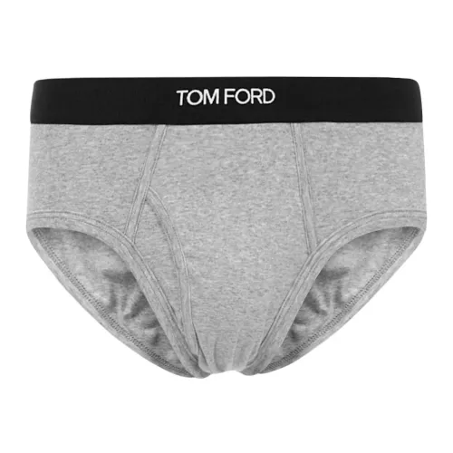 Tom Ford , Grey Stretch Cotton Underwear ,Gray male, Sizes: