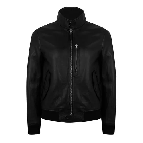 TOM FORD Harrington Leather Jacket - Black