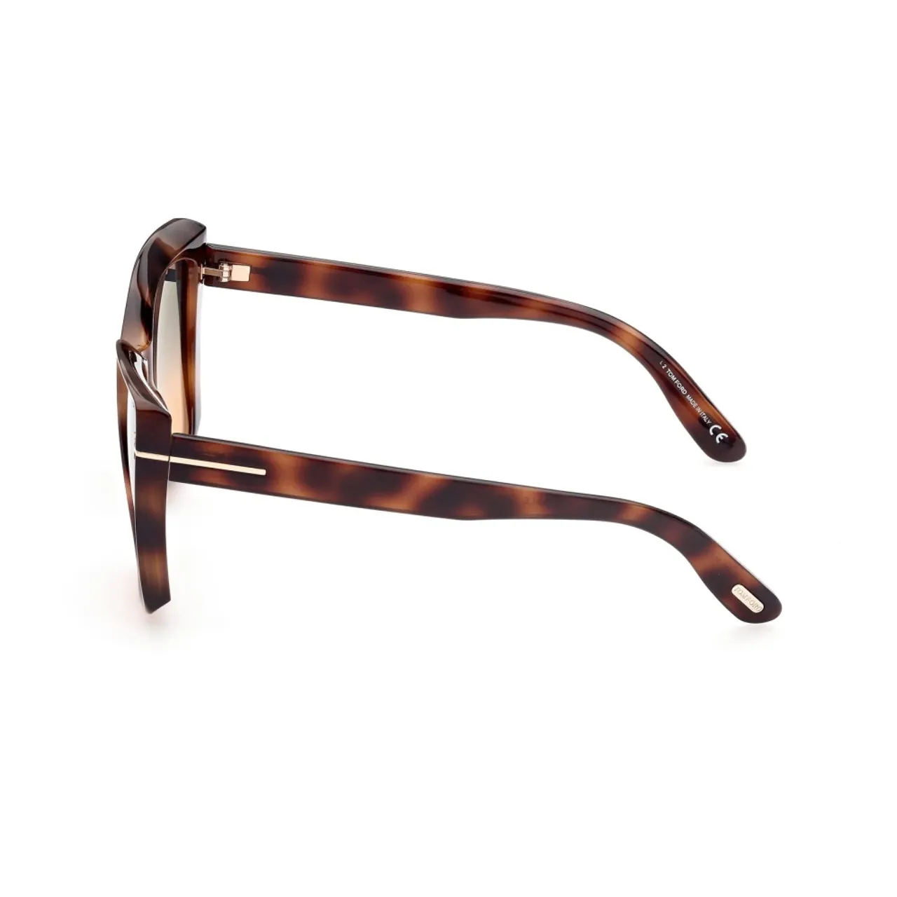 Tom Ford , Havana Oversize Sunglasses ,Brown female, Sizes: