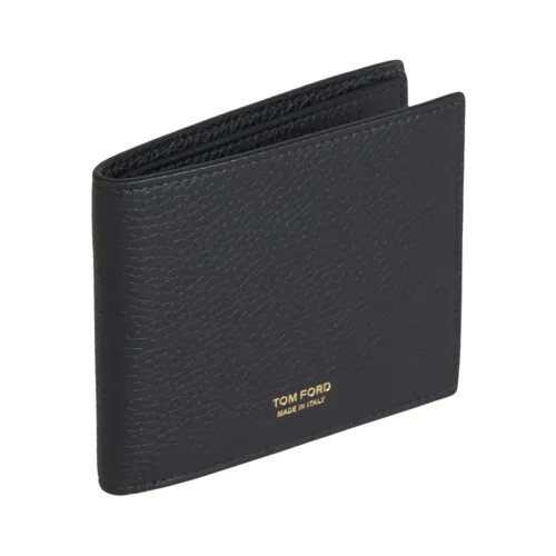 Tom Ford , Leather Bifold Wallet ,Black male, Sizes: ONE SIZE
