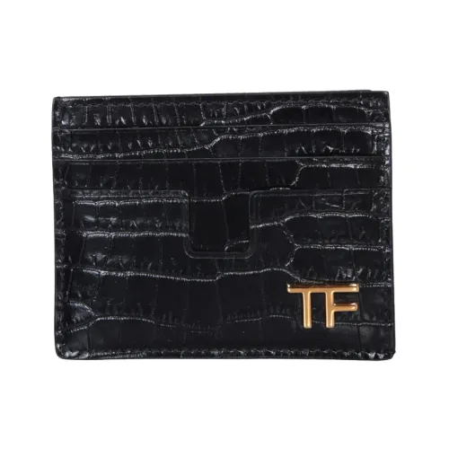 Tom Ford , Leather cardholder by Tom Ford ,Black male, Sizes: ONE SIZE