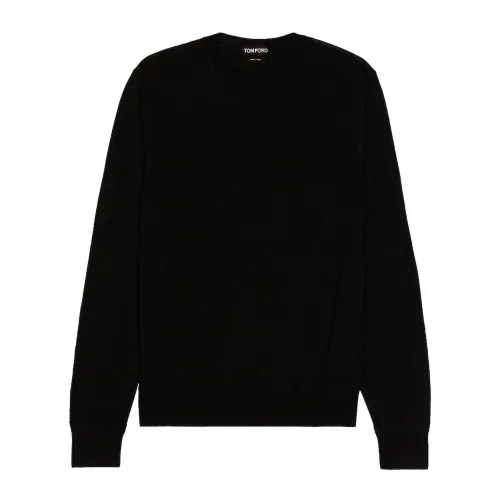 Tom Ford , Luxurious Cashmere Stitch Sweater ,Black male, Sizes: