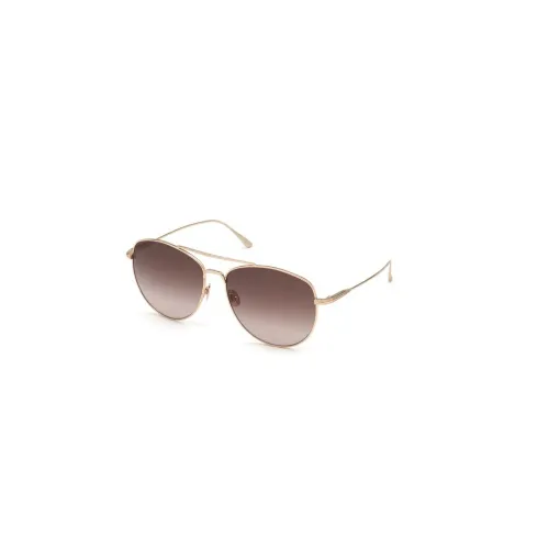 Tom Ford , Luxurious Gold Sunglasses ,Yellow unisex, Sizes: