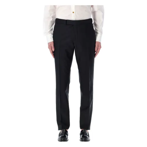 Tom Ford , Men's Clothing Trousers Black Ss24 ,Black male, Sizes:
