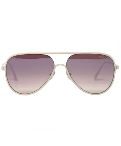 Tom Ford Mens Jessie-02 FT1016 18Z Silver Sunglasses - One