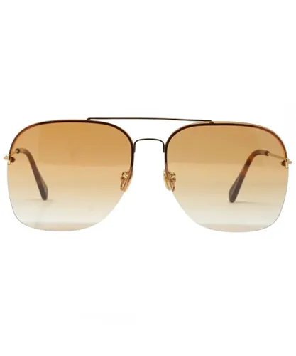 Tom Ford Mens Mackenzie-02 FT0883 30F Gold Sunglasses - One