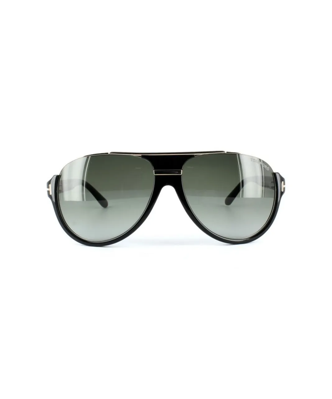 Tom Ford Mens Sunglasses 0334 Dimitry 01P Shiny Black Green Gradient Metal - One