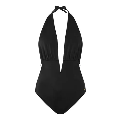 TOM FORD Plunging V-Neck Swimsuit - Black