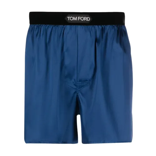 Tom Ford , Stylish Boxer Shorts ,Blue male, Sizes: