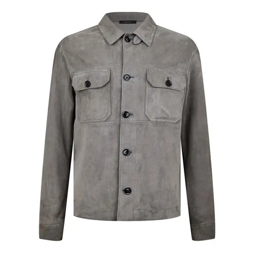 TOM FORD Suede Overshirt - Grey