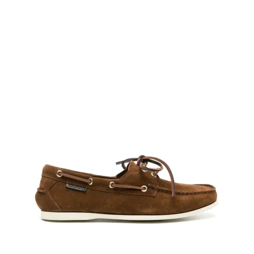 Tom Ford , Suede Sailor Shoes ,Brown male, Sizes: