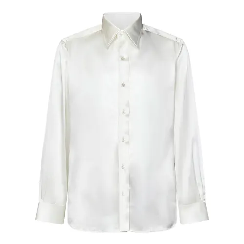 Tom Ford , Tom Ford Shirts White ,White male, Sizes:
