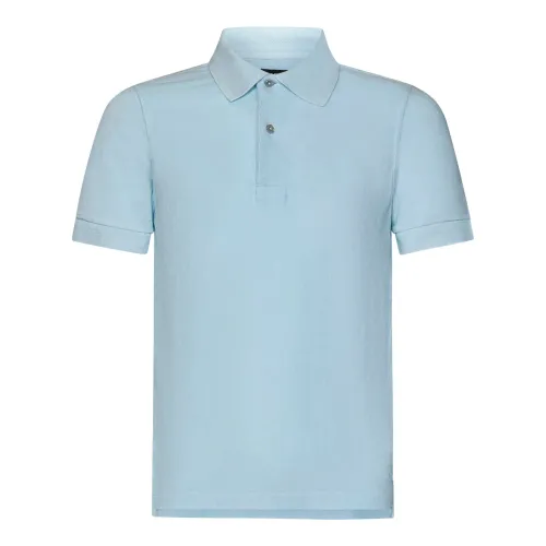 Tom Ford , Tom Ford T-shirts and Polos Blue ,Blue male, Sizes: