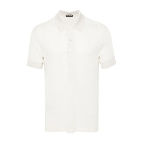 Tom Ford , Tom Ford T-shirts and Polos White ,White male, Sizes: