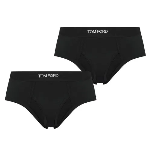TOM FORD Two Pack Cotton Briefs - Black