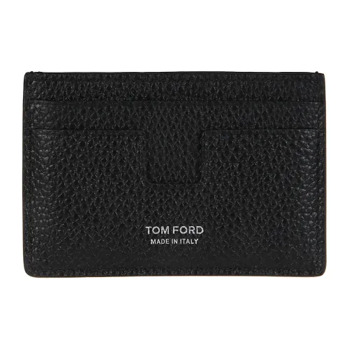 Tom Ford , Two-Tone Credit Card Holder ,Black male, Sizes: ONE SIZE