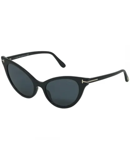 Tom Ford Womens Evelyn FT0820 01A Black Sunglasses - One