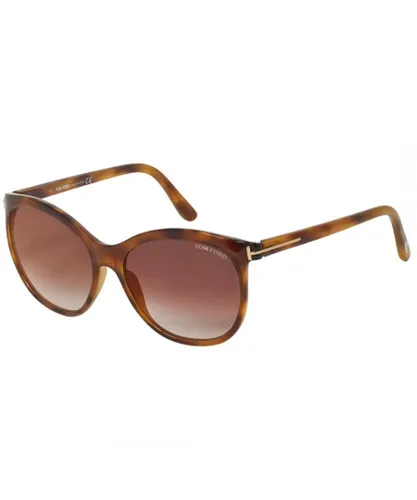 Tom Ford Womens Geraldine FT0568 53G Brown Sunglasses - One