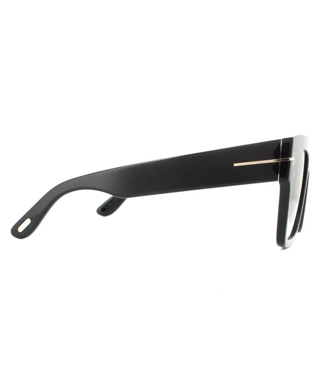 Tom Ford Womens Sunglasses Renee FT0847 01B Shiny Black Grey Smoke Gradient - One