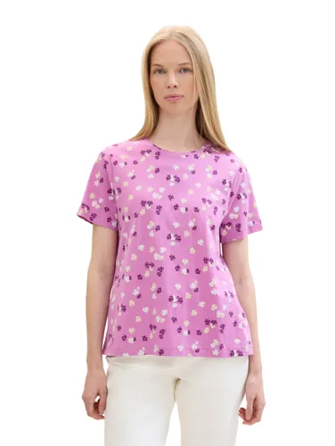 TOM TAILOR Women's 1040544 Basic T-Shirt with Print