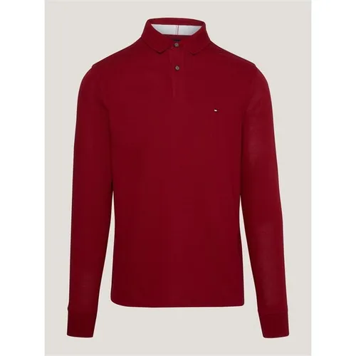 Tommy Hilfiger 1985 Long Sleeve Polo Shirt - Red