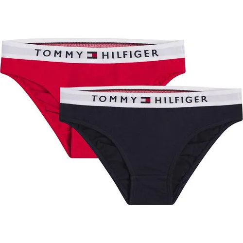 Tommy Hilfiger 2pk Logo Brief Junior Girls - Blue