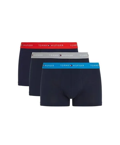 Tommy Hilfiger 3 Pack Mens Trunk - Navy Cotton