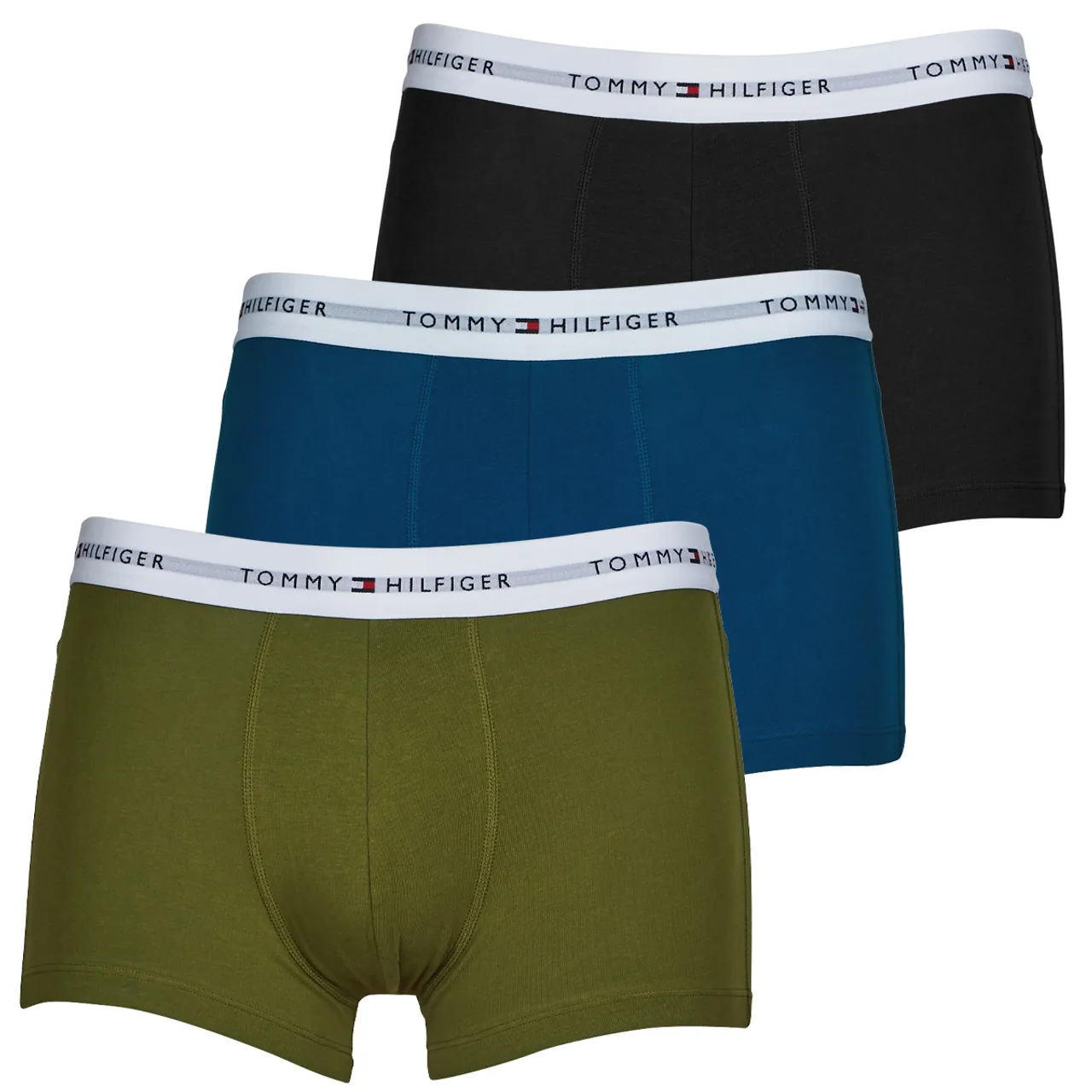 Tommy Hilfiger  3P TRUNK X3  men's Boxer shorts in Multicolour