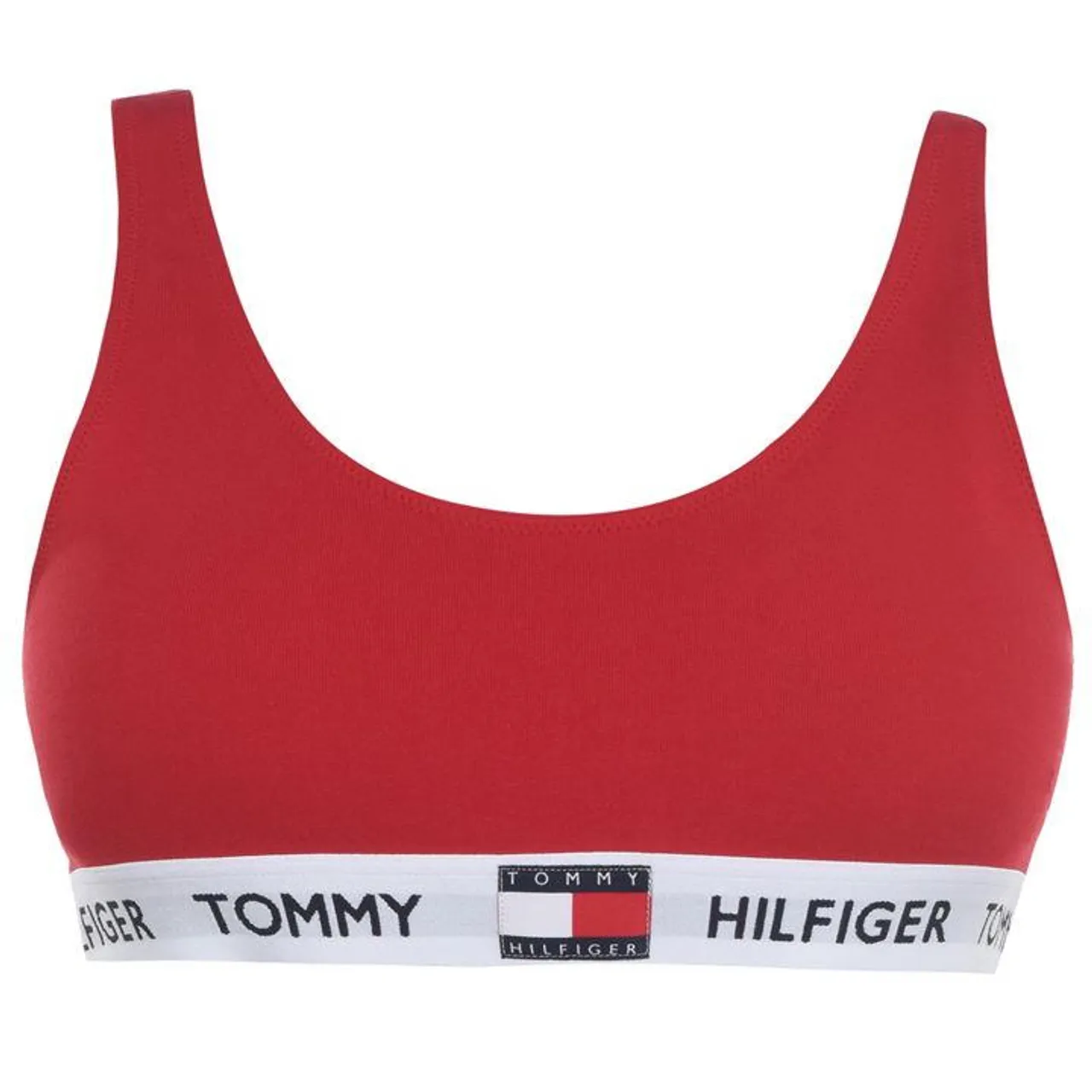 Tommy Hilfiger 85 Unpadded Bralette - Red