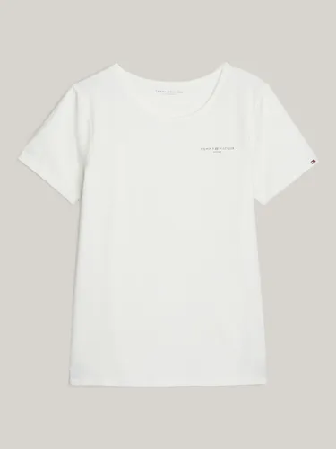 Tommy Hilfiger Adaptive Organic Cotton T-Shirt - Ecru - Female