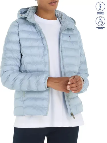Tommy Hilfiger Adaptive Quilted Jacket, Breezy Blue - Breezy Blue - Female